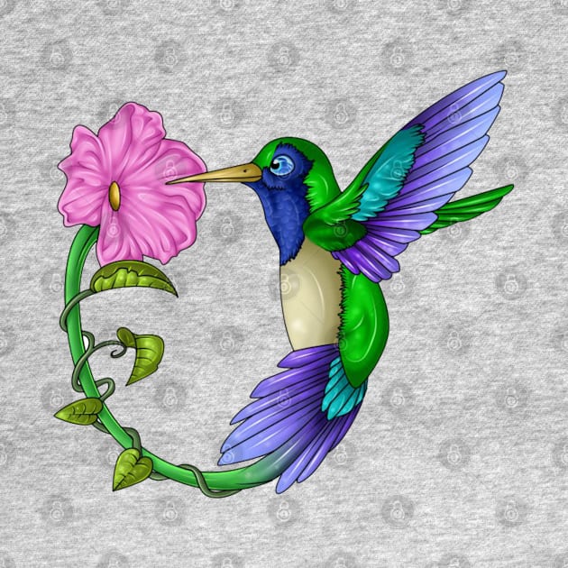 Colorful Colibri by Happy Art Designs